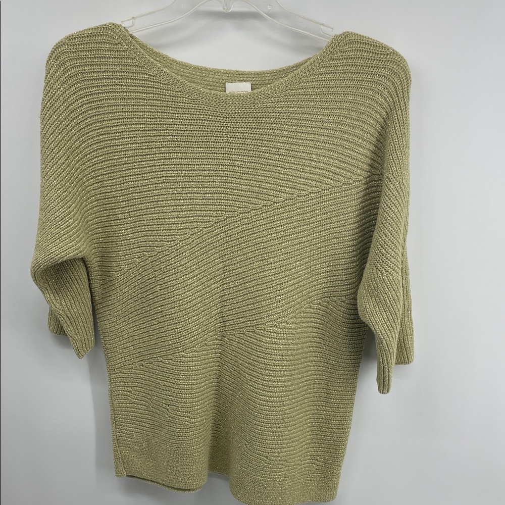 Chico's Light Olive Women's Sweater